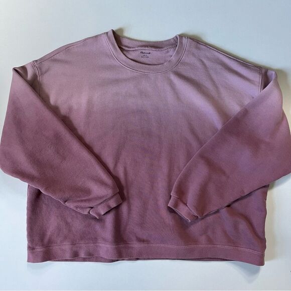 Madewell Women's Mauve Crew Neck Sweater - Picture 3 of 6